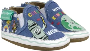 Robeez Baby Boys and Unisex Soft Soles Slip-Resistant Crib Shoes Slippers for Infant and Toddler, 0-24 Months