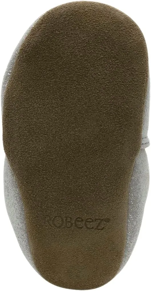 Robeez Baby Girls and Unisex Soft Soles Slip-Resistant Crib Shoes Slippers for Infant and Toddler, 0-24 Months
