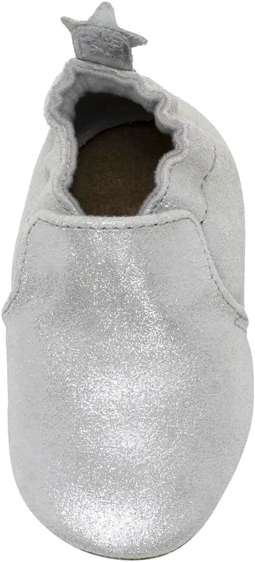 Robeez Baby Girls and Unisex Soft Soles Slip-Resistant Crib Shoes Slippers for Infant and Toddler, 0-24 Months