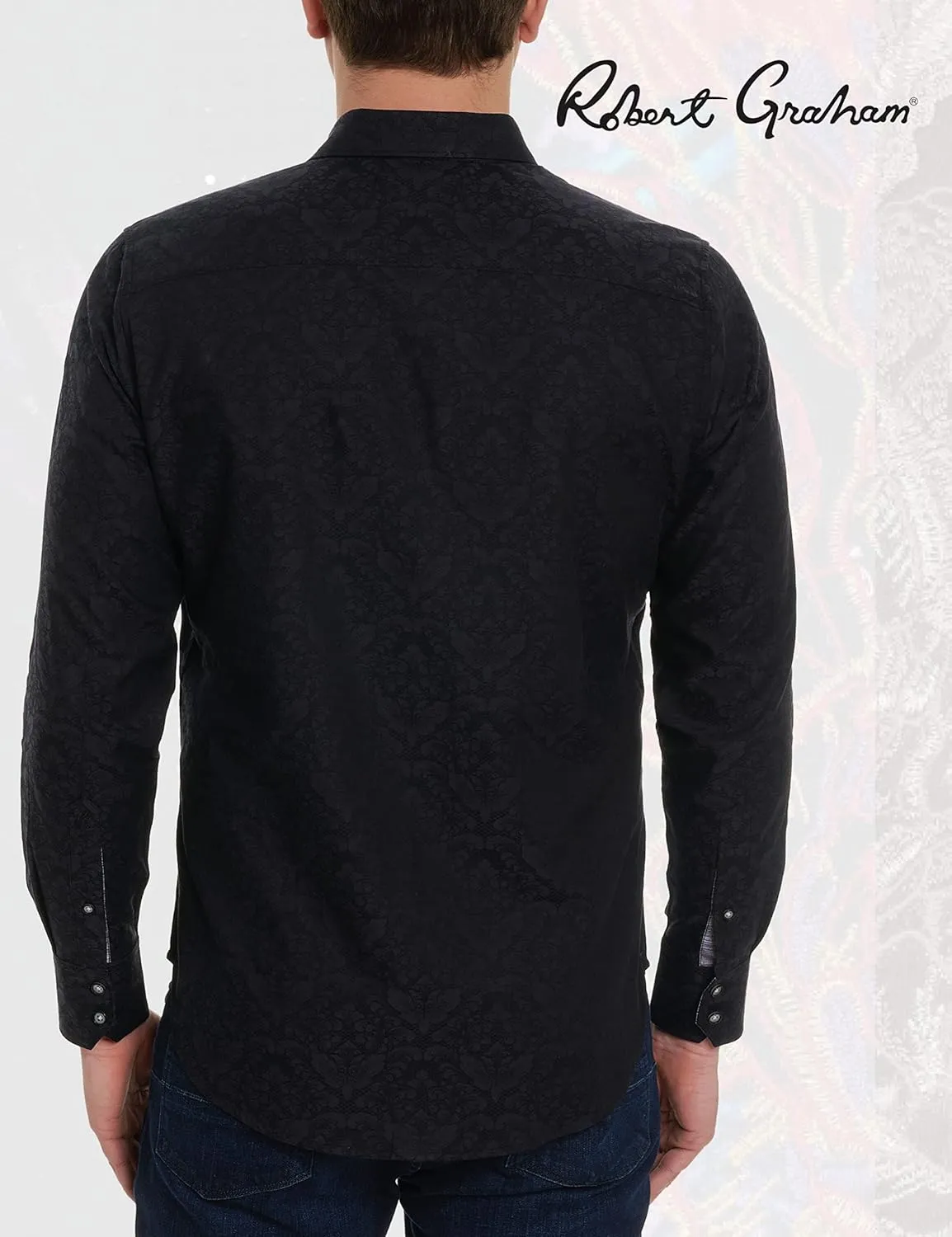 Robert Graham Men's Bayview Long Sleeve Woven Button Down Shirt
