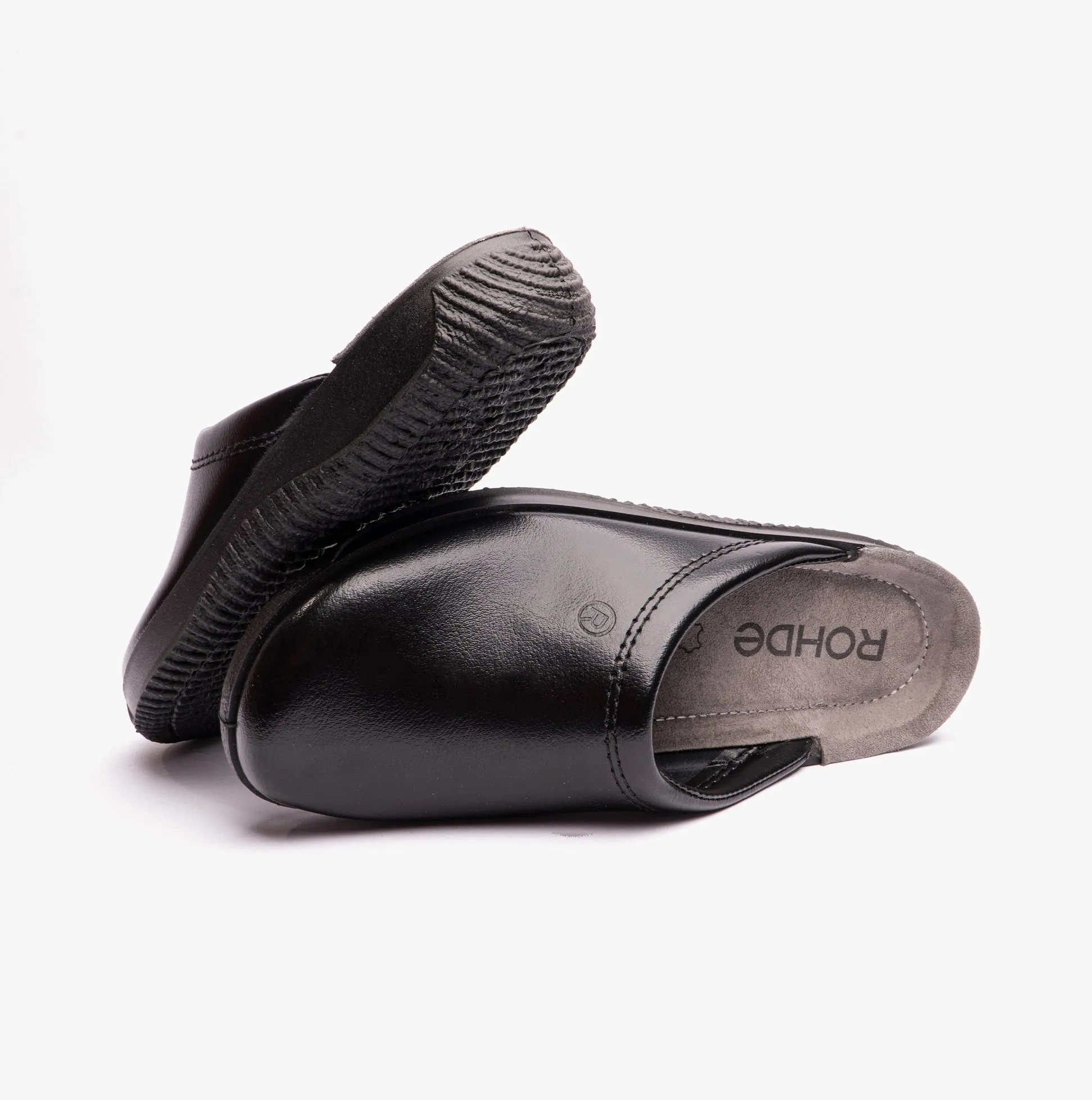 Rohde 2772-90 Mens Slippers Black