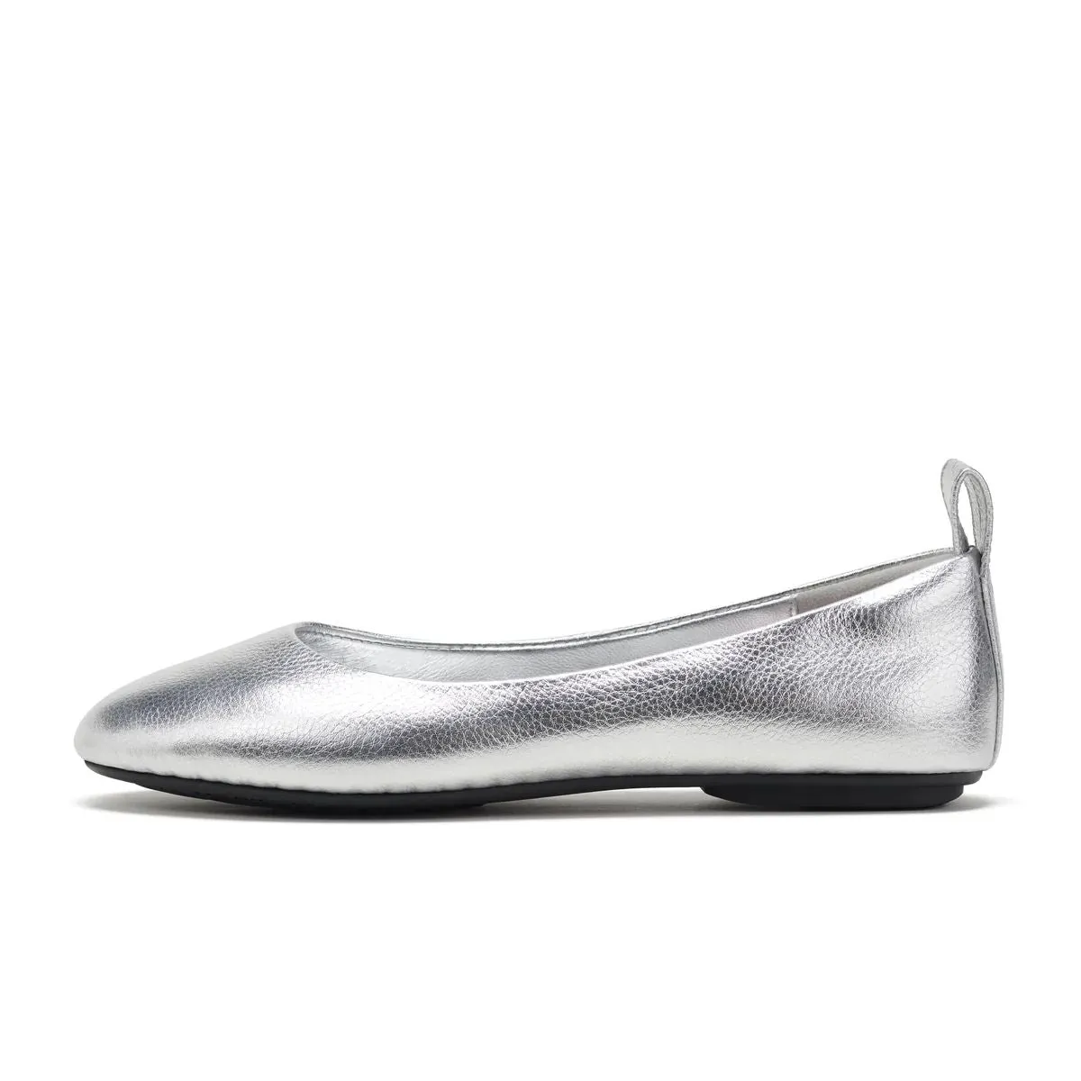 ROLLIE Ballet Flat - Silver Tumble