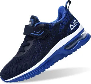 RomenSi Athletic Running Shoes for Boys Girls Lightweight Breathable Tennis Sports Kids Sneakers