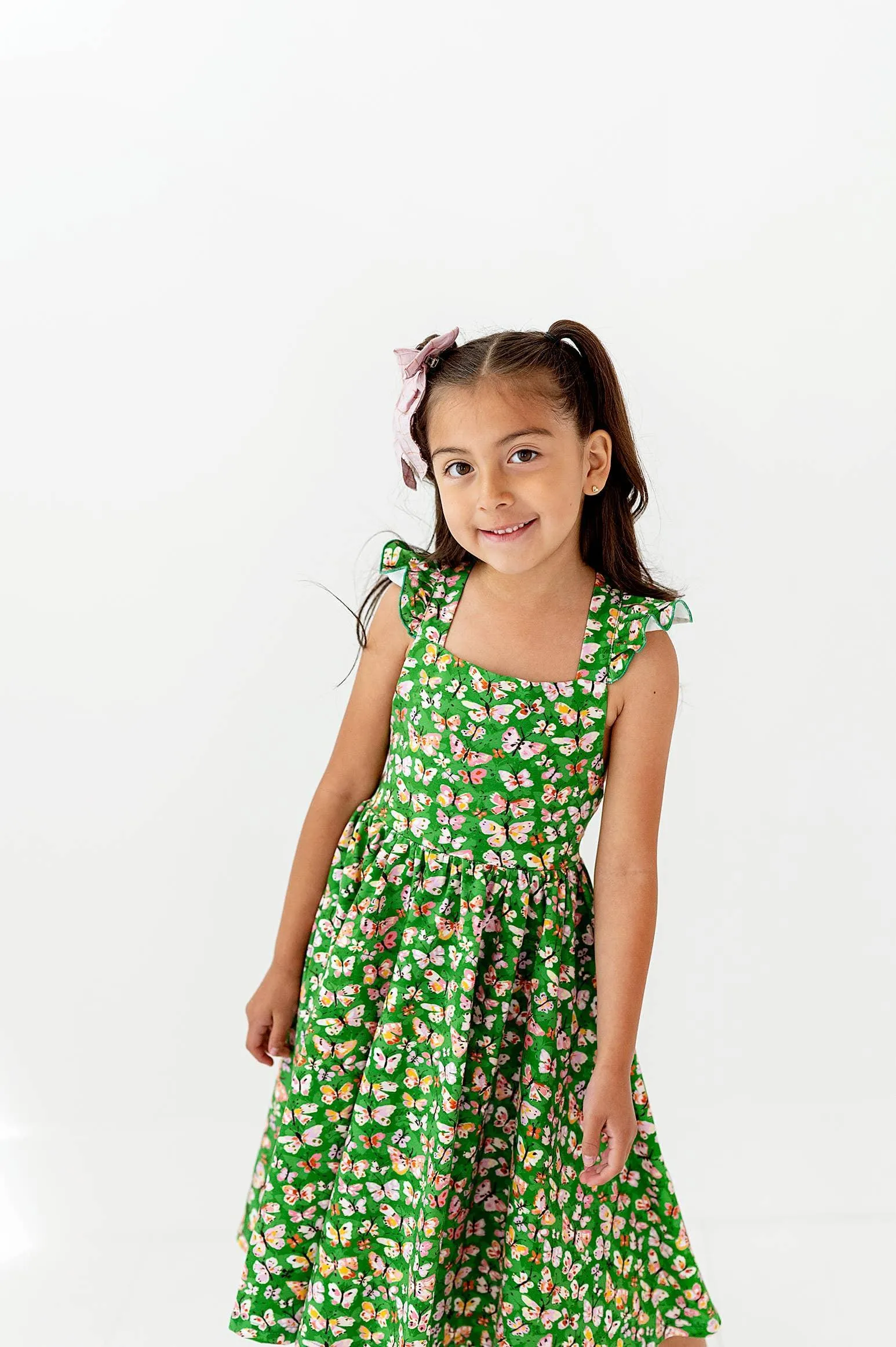 Rosita Dress in Bold Butterfly| Pocket Twirl Dress: 4