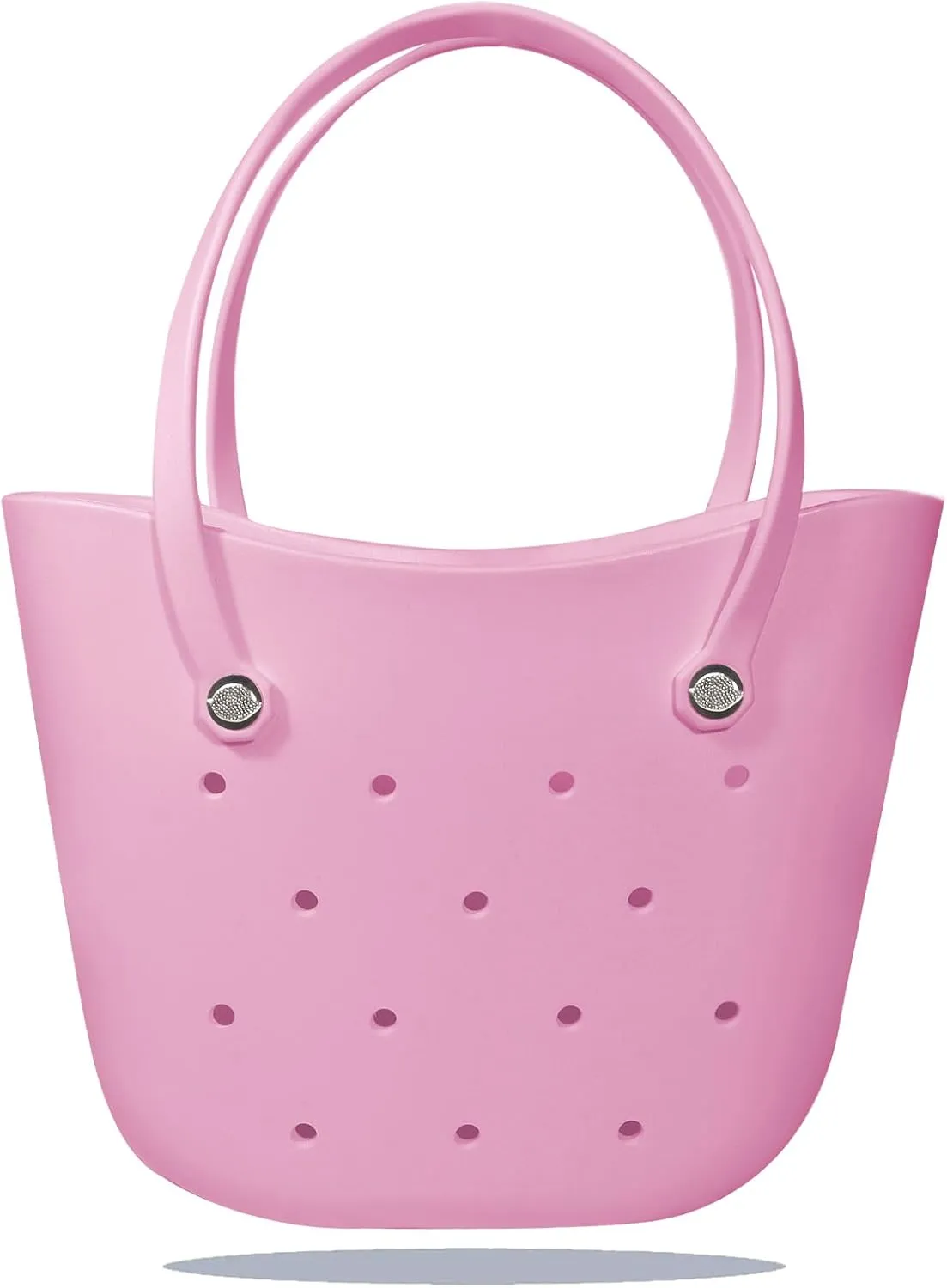 Rubber Beach Bag Large Waterproof Lightweight Washable Durable Bogo Bag Women Rubber Tote Bag for Beach, Pool, Gym