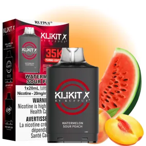 RufPuf Klikit X 35K Turbo Pod-Watermelon Sour Peach