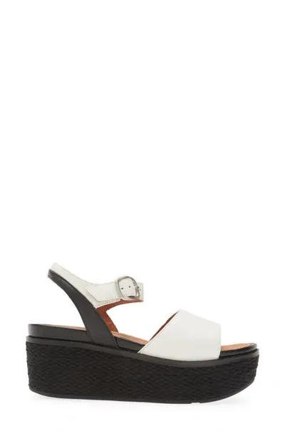 Sandals Toe Wedge Espadrille Feature-rich Last chance Upper Strap Eloise Cream FitFlop Strappy Open Ankle