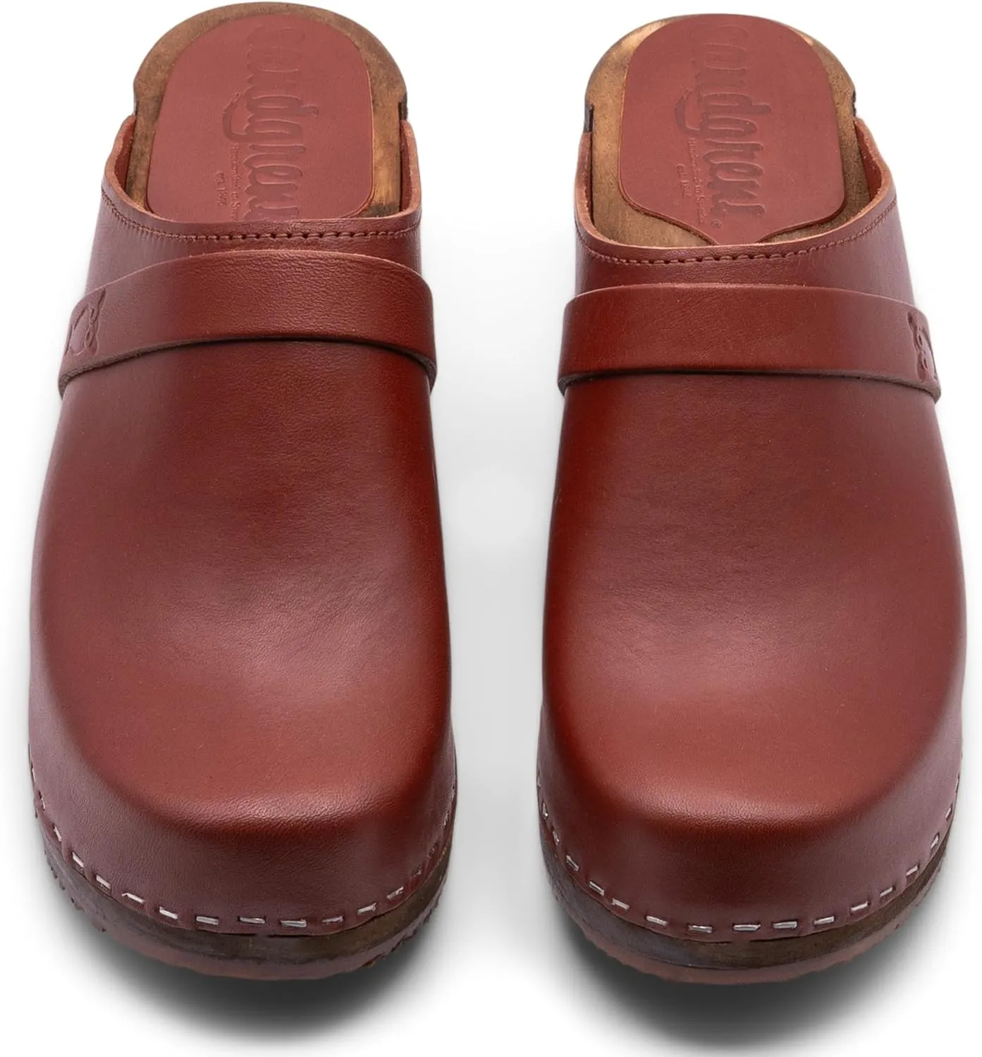 Sandgrens Handmade Swedish Wood Clogs for Women, High Heel Mule | Dublin