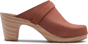 Sandgrens Handmade Swedish Wood Clogs for Women, High Rise Mule | Maya