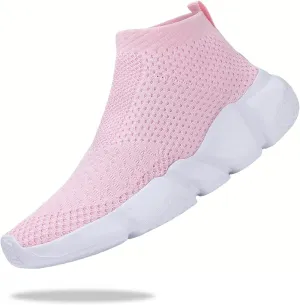 Santiro Boys Shoes Girls Sock Shoes Breathable Knit Slip On Shoes