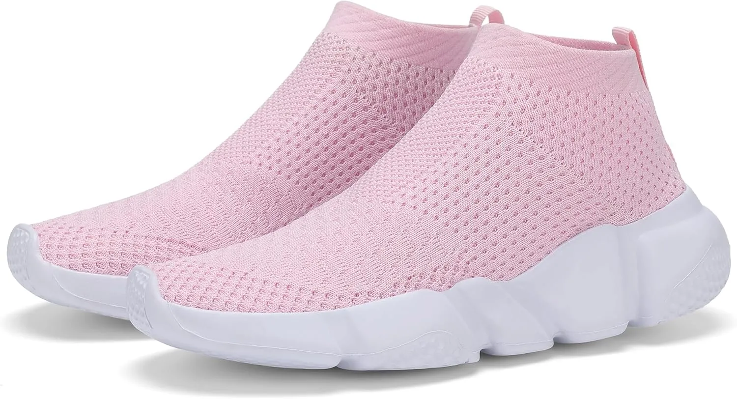 Santiro Boys Shoes Girls Sock Shoes Breathable Knit Slip On Shoes
