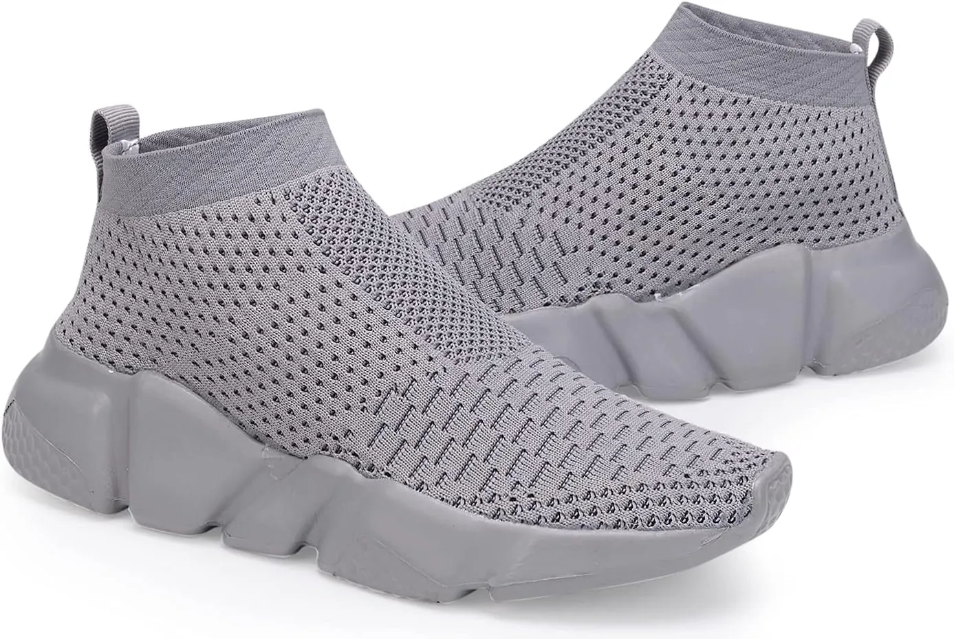 Santiro Boys Shoes Girls Sock Shoes Breathable Knit Slip On Shoes