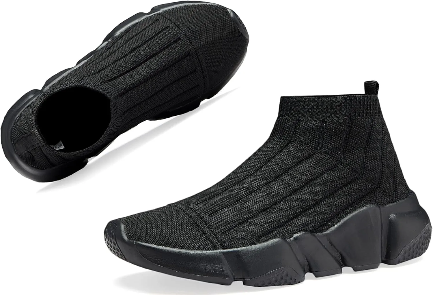 Santiro Boys Shoes Girls Sock Shoes Knit Breathable Slip On Shoes