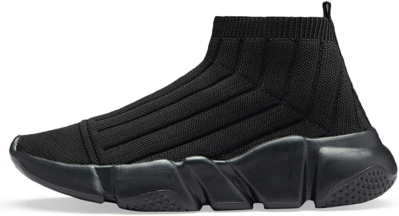 Santiro Boys Shoes Girls Sock Shoes Knit Breathable Slip On Shoes