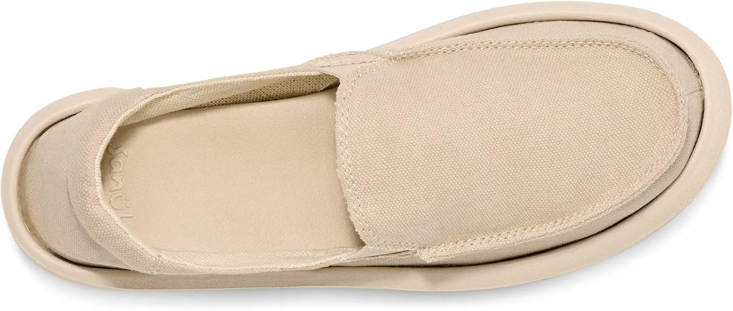 Sanuk Womens Donna Mesa Loafers | Womens Shoes | Slip On Shoes for Women | Women's Slip-on Loafers | Memory Foam Footbed