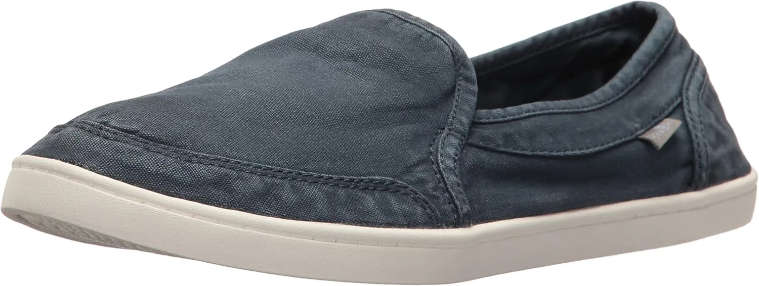 Sanuk Womens Pair O Dice Loafers | Womens Shoes | Slip On Shoes for Women | Women's Slip-on Loafers | Comfort Footbed, Navy, 9