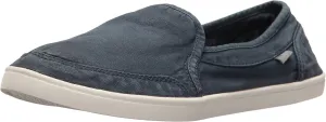 Sanuk Womens Pair O Dice Loafers | Womens Shoes | Slip On Shoes for Women | Women's Slip-on Loafers | Comfort Footbed, Navy, 9