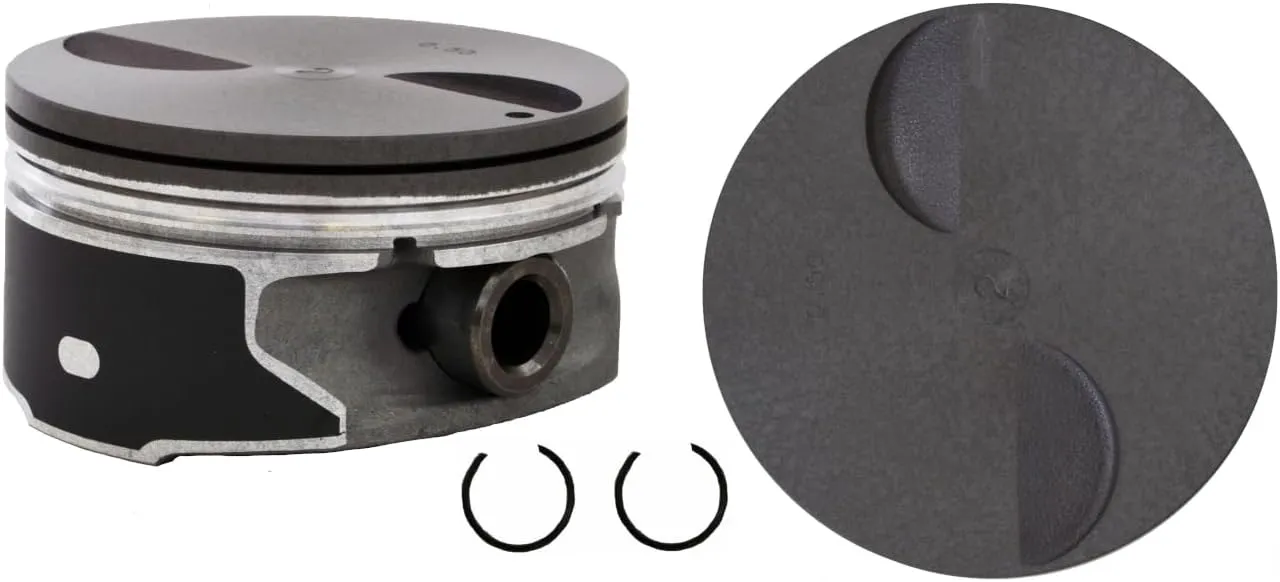 Set of 8 Flat Top Pistons for 07-14 GM/Chevrolet 6.2L/376 | .50mm (.020 Oversized) | 103.75mm Bore Diameter