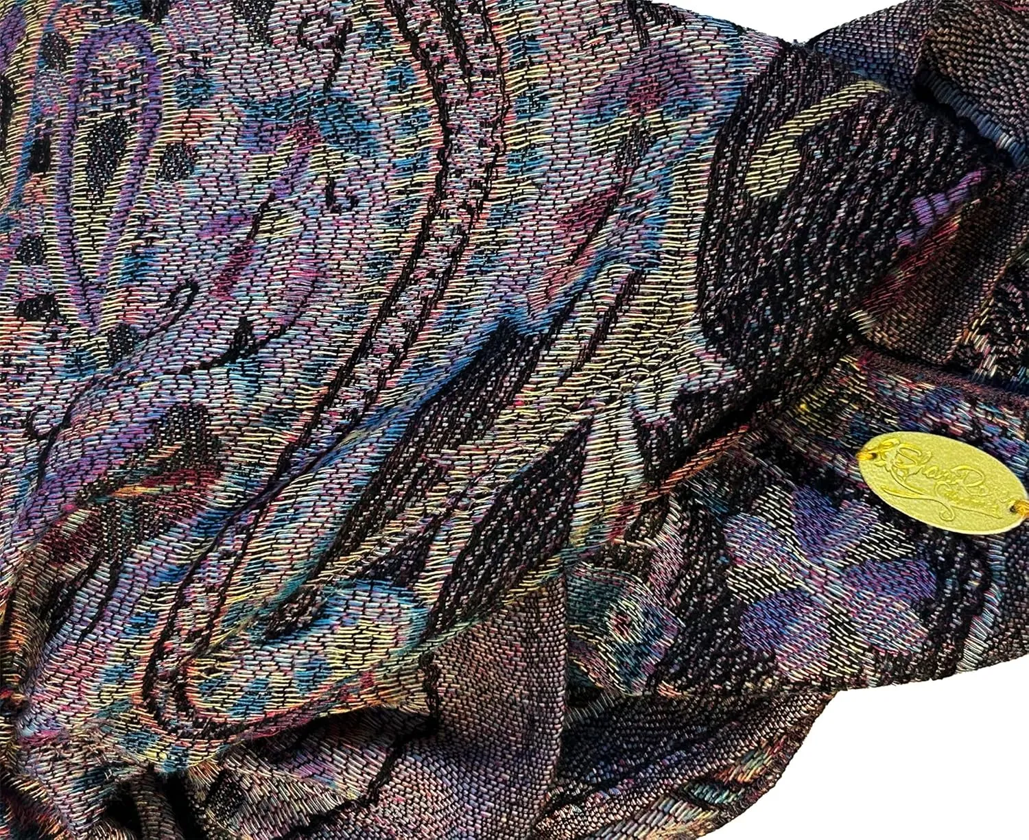 ShariRose Cashmere Headscarf Headwear for Women Tichel Super Soft Headcovering Head cover Head wear Pre tied Bandana Handmade