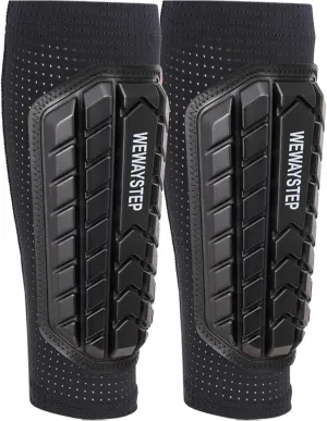 Shin Guards Soccer Kids Youth, Adult Shin Guards with Honeycomb Padding，Breathable & Anti-Slip Calf Compression Sleeves