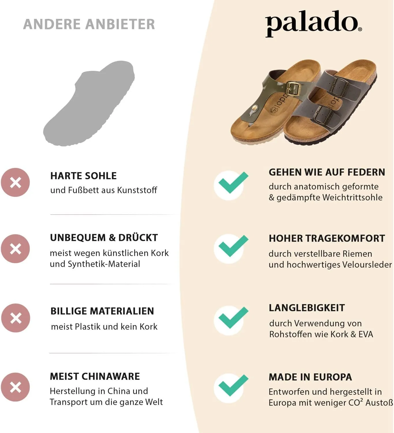 Sila Sahin Women's Malta Tiffany Mules - Elegant Sandals Made in Spain - Slippers with Cork Footbed - Comfortable Summer Shoes