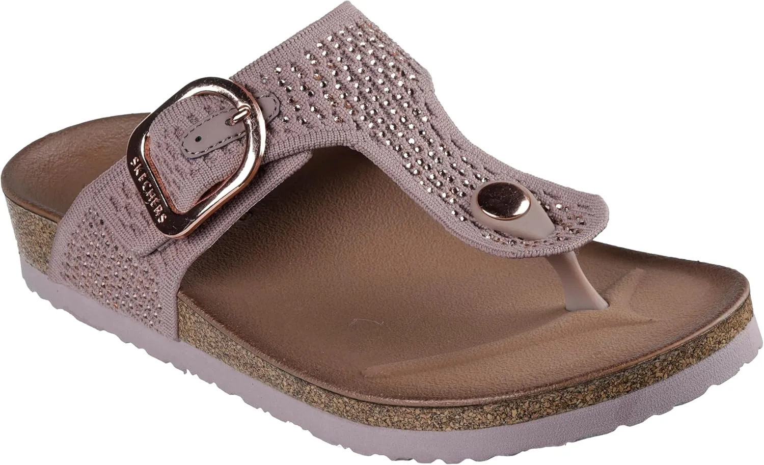 Skechers Women's Arch Fit Granola-Enchanted Sparkle Flip-Flop