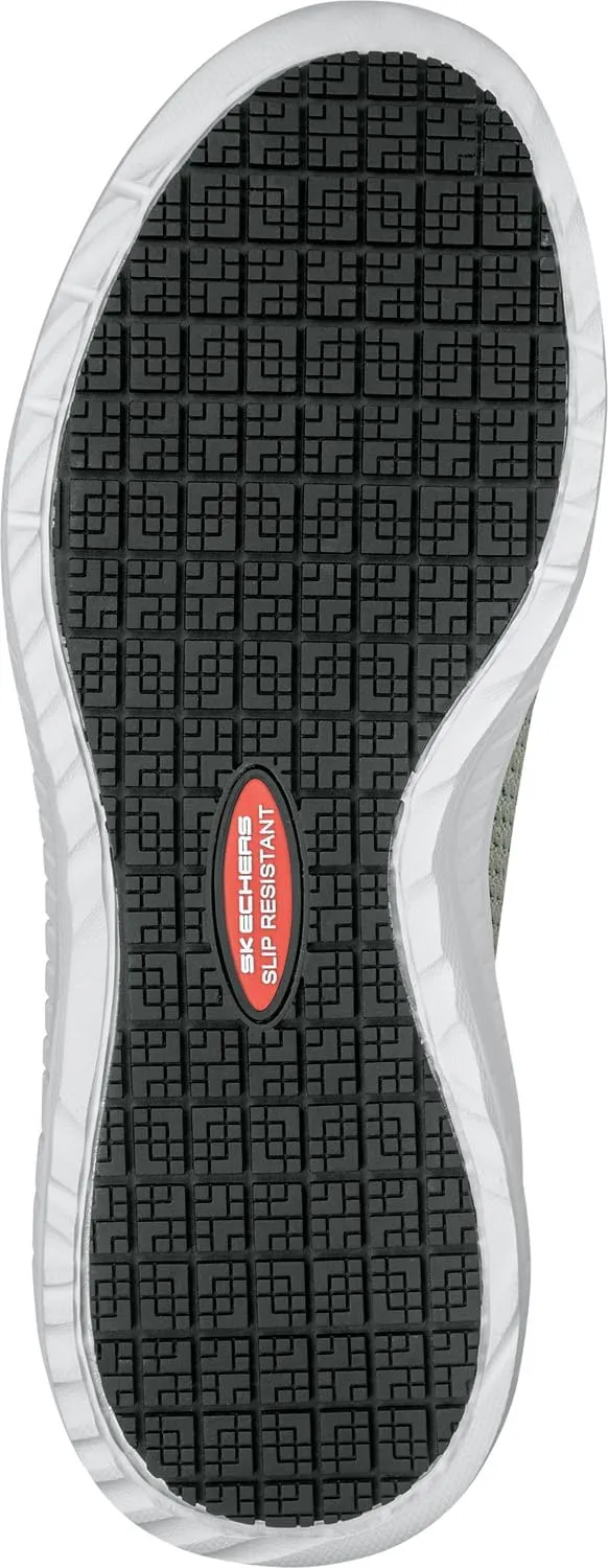 Skechers Work Emma Knit, Women's, Soft Toe, EH, MaxTrax Slip Resistant, Slip On, Low Athletic, Work Shoe
