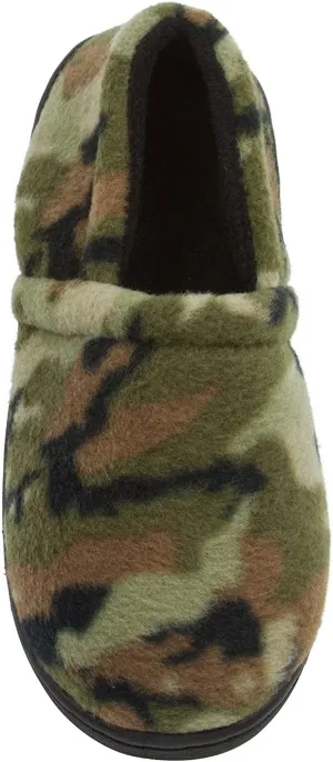 Skysole Fleece Slippers for Boys, Soft Kids Slippers with Closed Back