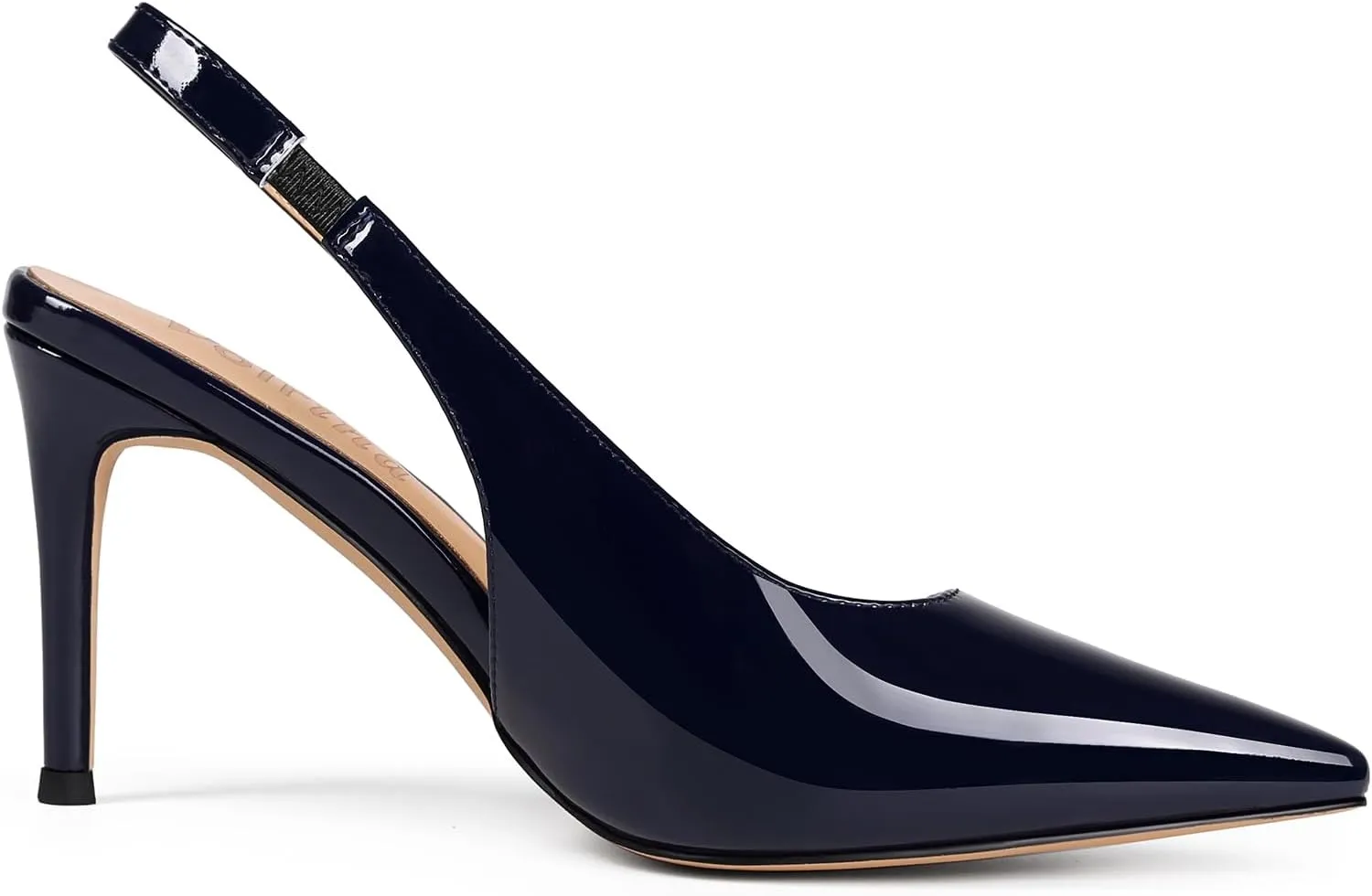 Slingback Heels for Women Pointed Closed Toe Stiletto Pumps Slip-On Dress Shoes Elegant Comfortable Women's Heels for Party Wedding