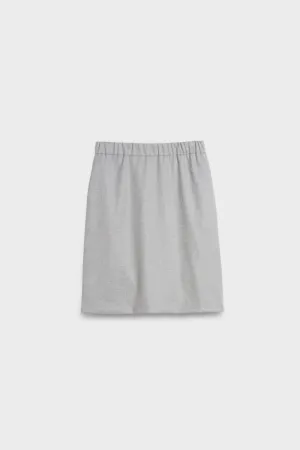 Slip-On Flannel Skirt