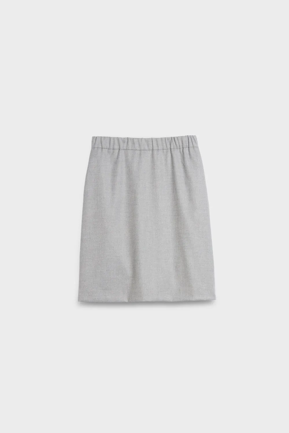 Slip-On Flannel Skirt