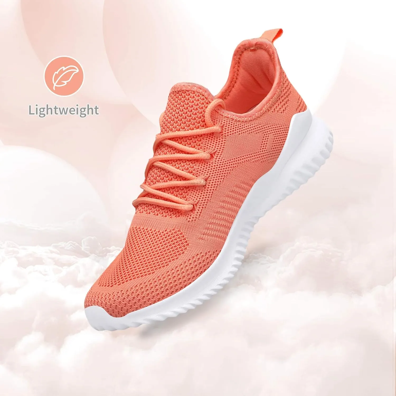 Slip On Sneakers for Women-Fashion Sneakers Walking Shoes Non Slip Lightweight Breathable Mesh Running Shoes Comfortable