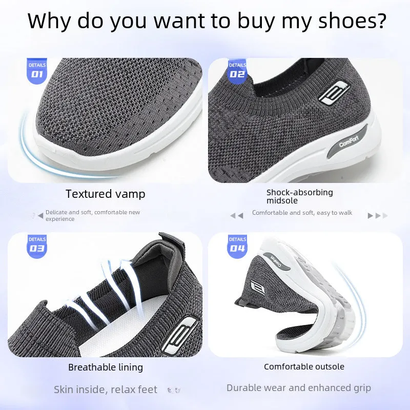 Slip-On Soft-Soled Casual Shoes