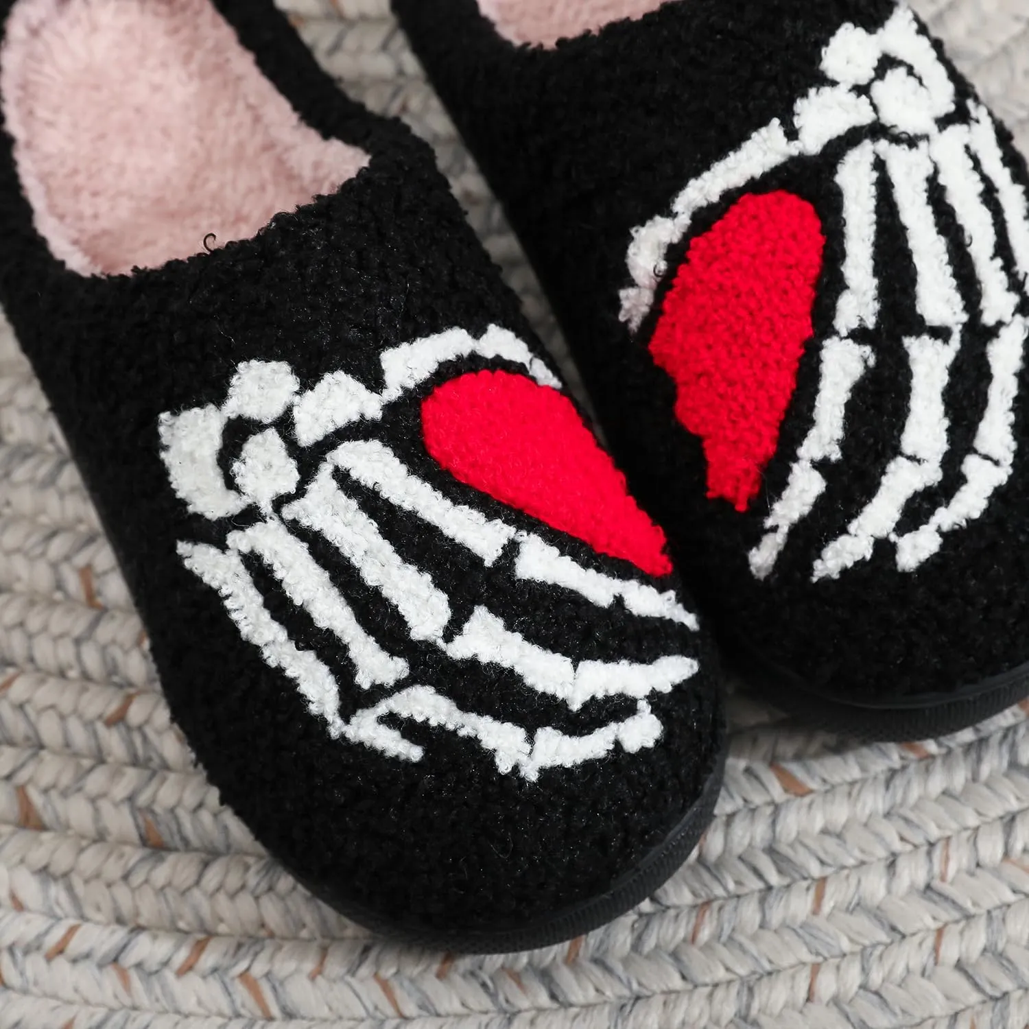 Slippers for Women Men Fuzzy Memory Foam Slipper Fluffy Winter Soft Warm Slip On House Shoes