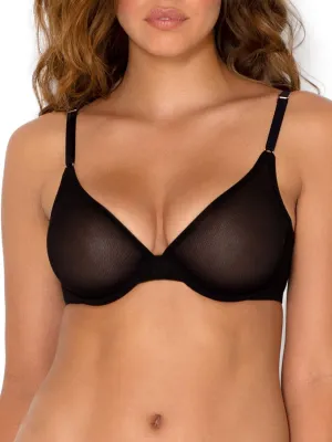 Smart & Sexy Sheer Mesh Demi Underwire Bra – Available in Single or 2-Pack, Flirty & Supportive