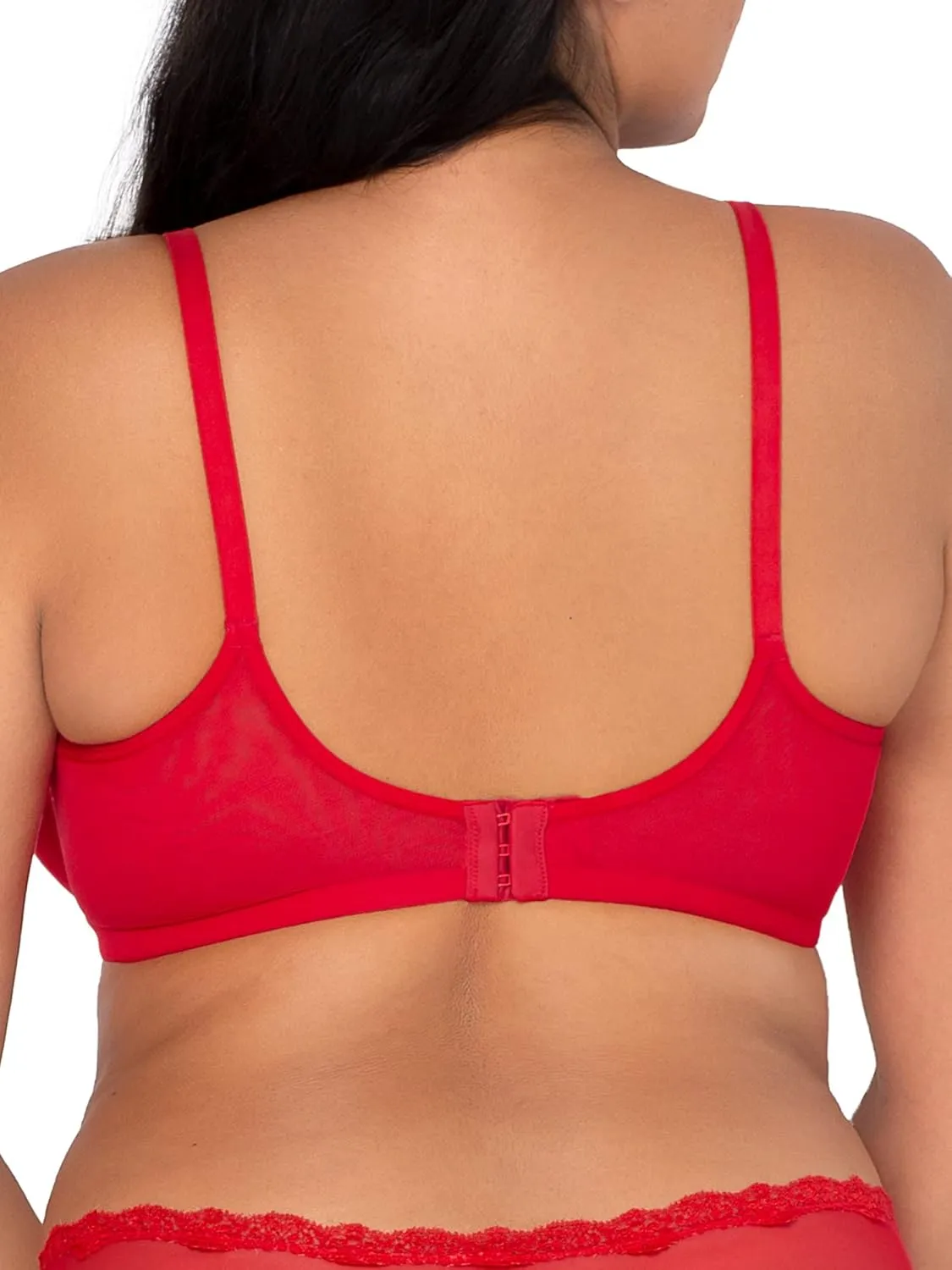 Smart & Sexy Sheer Mesh Demi Underwire Bra – Available in Single or 2-Pack, Flirty & Supportive