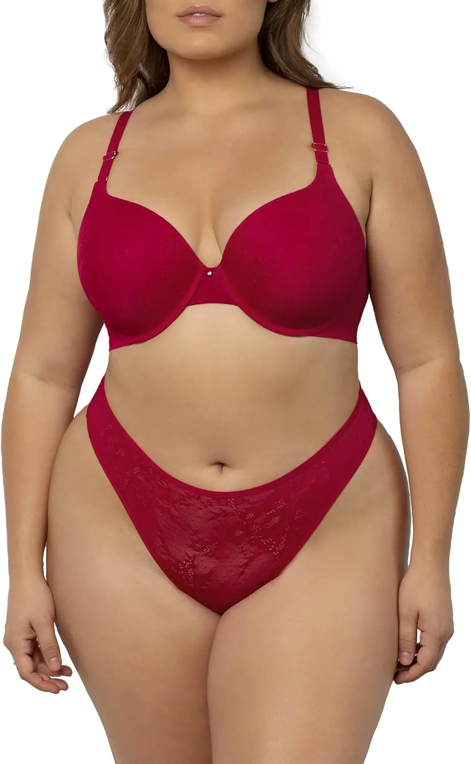 Smart & Sexy Women's Smooth Lace T-Shirt Bra
