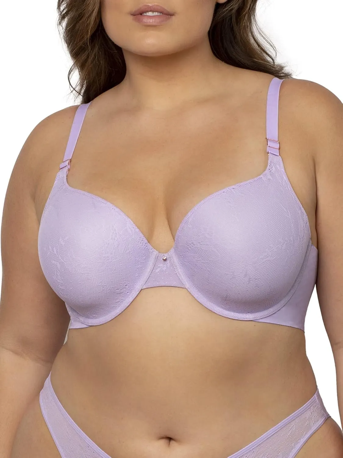 Smart & Sexy Women's Smooth Lace T-Shirt Bra