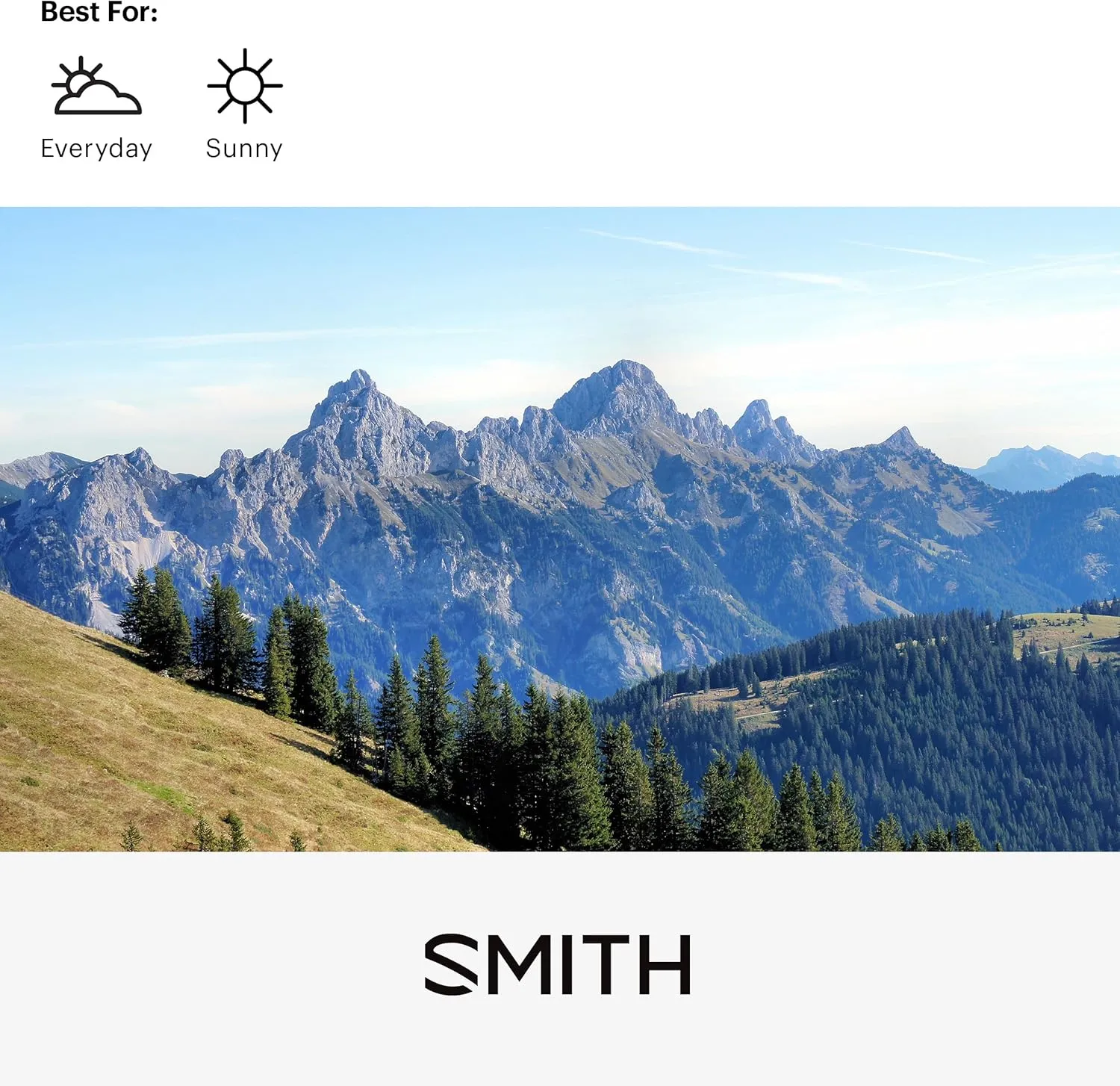 SMITH XC Sunglasses with ChromaPop Lens Technology – Flip-Up Shield Lens Performance Sports Sunglasses – For Men & Women