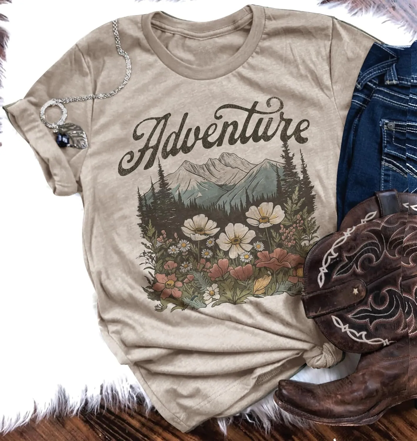 Smooth As Tennessee Women Vintage Country Shirts Nashville Country Concert T Shirt Summer Casual Retro Graphic Tees Top