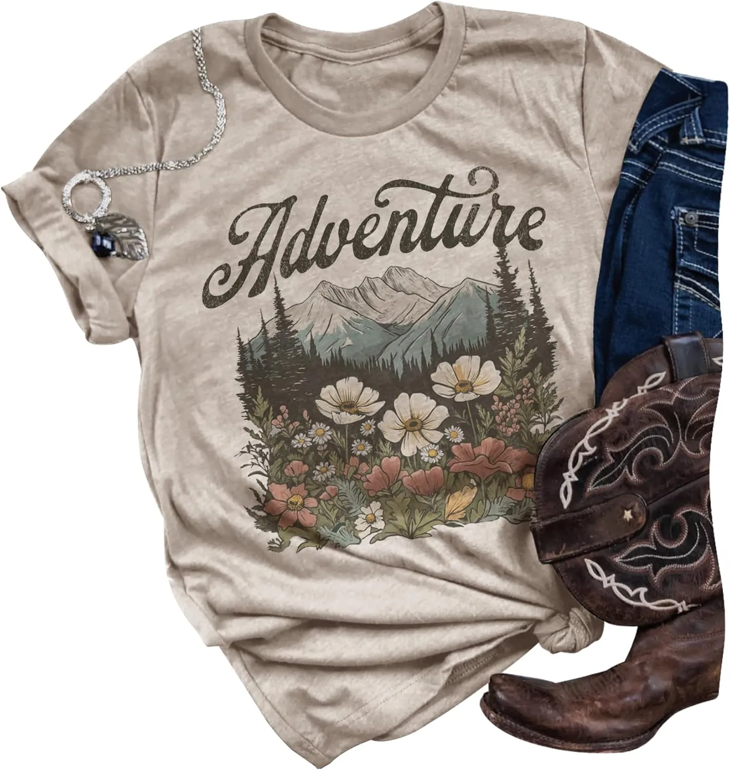 Smooth As Tennessee Women Vintage Country Shirts Nashville Country Concert T Shirt Summer Casual Retro Graphic Tees Top
