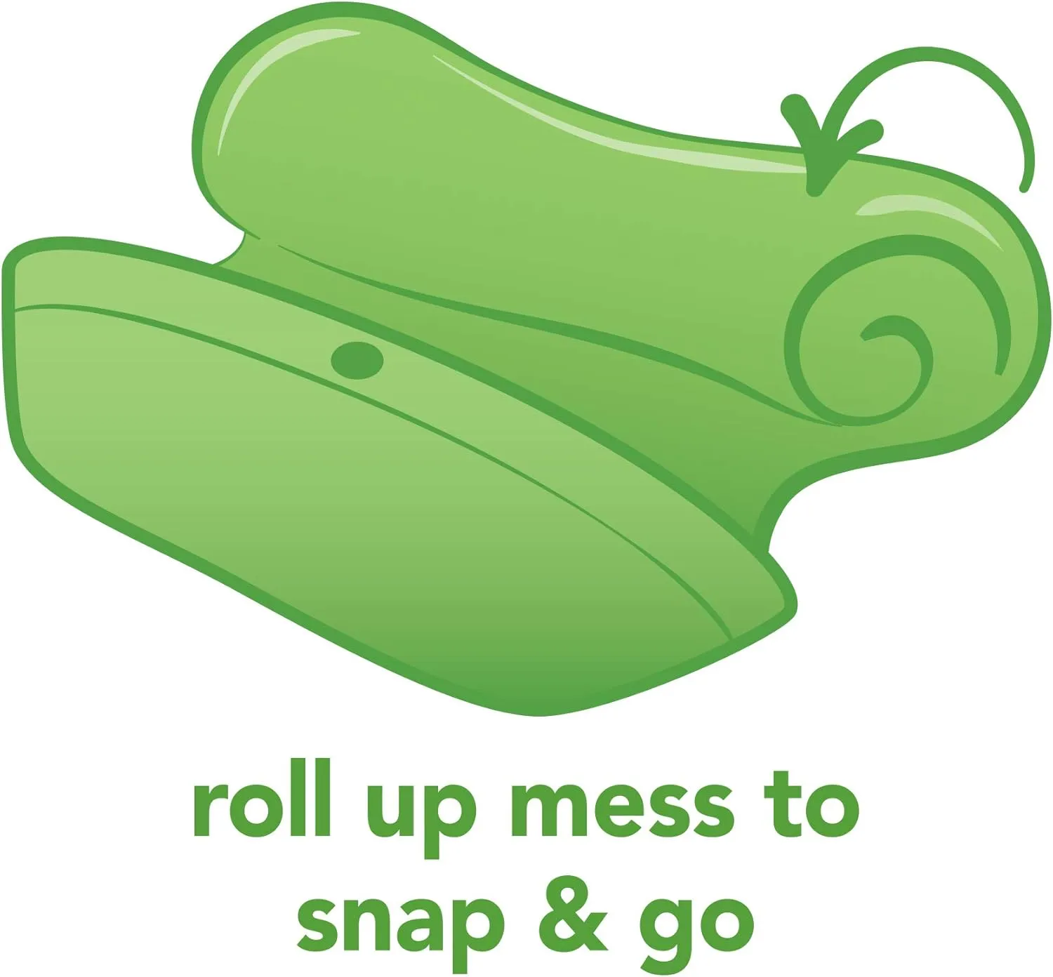 Snap & Go Easy-wear Long Sleeve Bib 12-24mo Aqua Dinosaurs