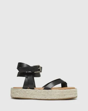 Sofia Leather Espadrille