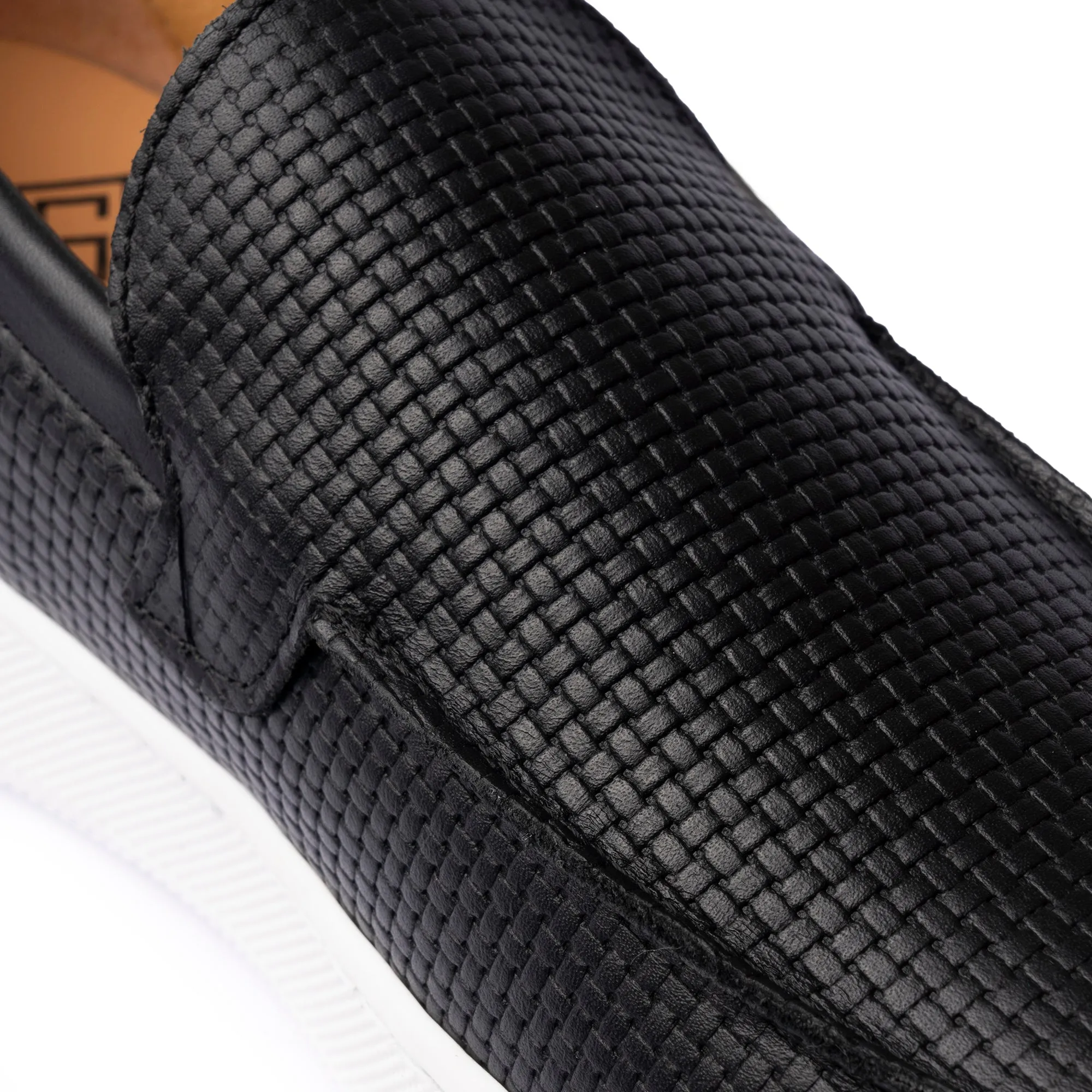 Soft in pelle slip on uomo