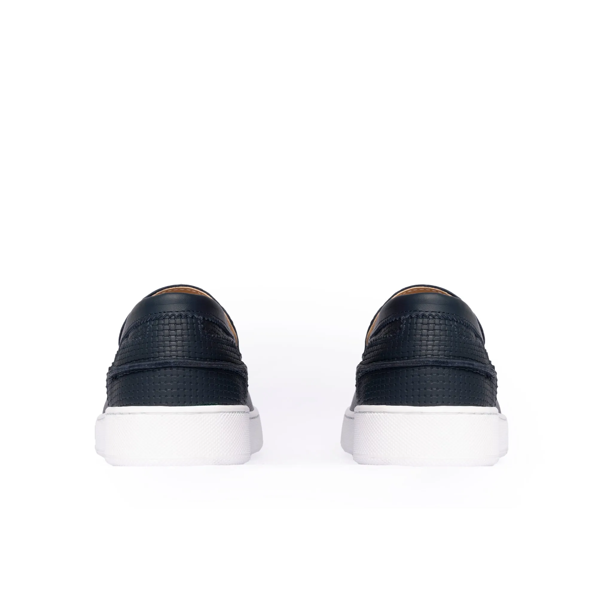 Soft in pelle slip on uomo