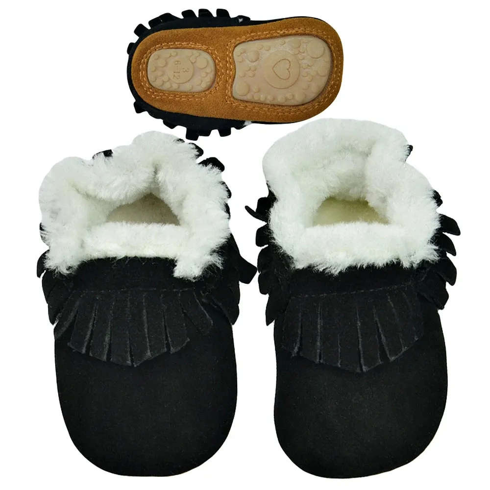 Soft Leather Baby Slip on Shoes.