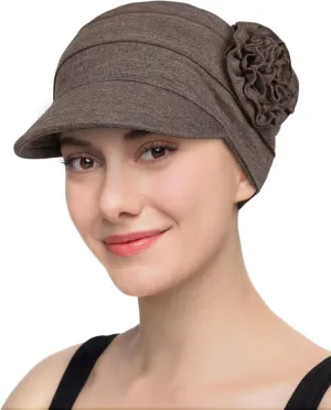 Soft Newsboy Cap for Women Slip on Headwear Summer