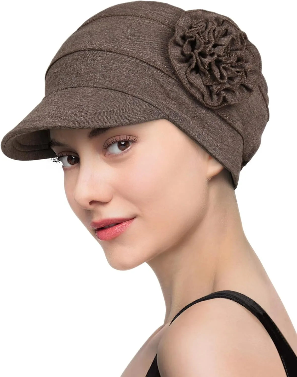 Soft Newsboy Cap for Women Slip on Headwear Summer