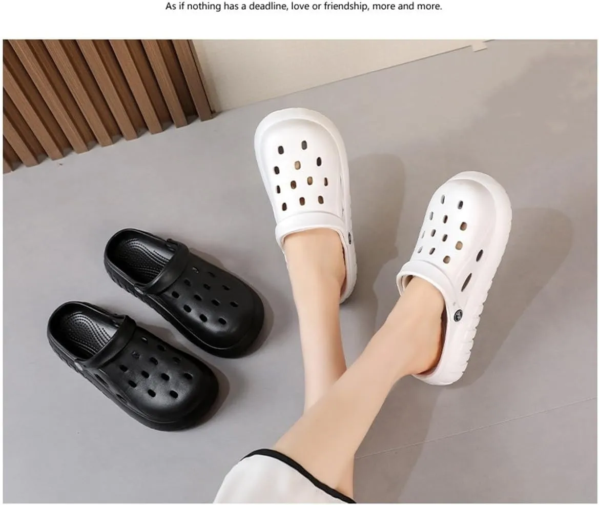 Soft Sole Ladies Clogs Comfortable Gardening Shoes EVA Outdoor Slip On Non Slip Beach Covered Slip On Sandals