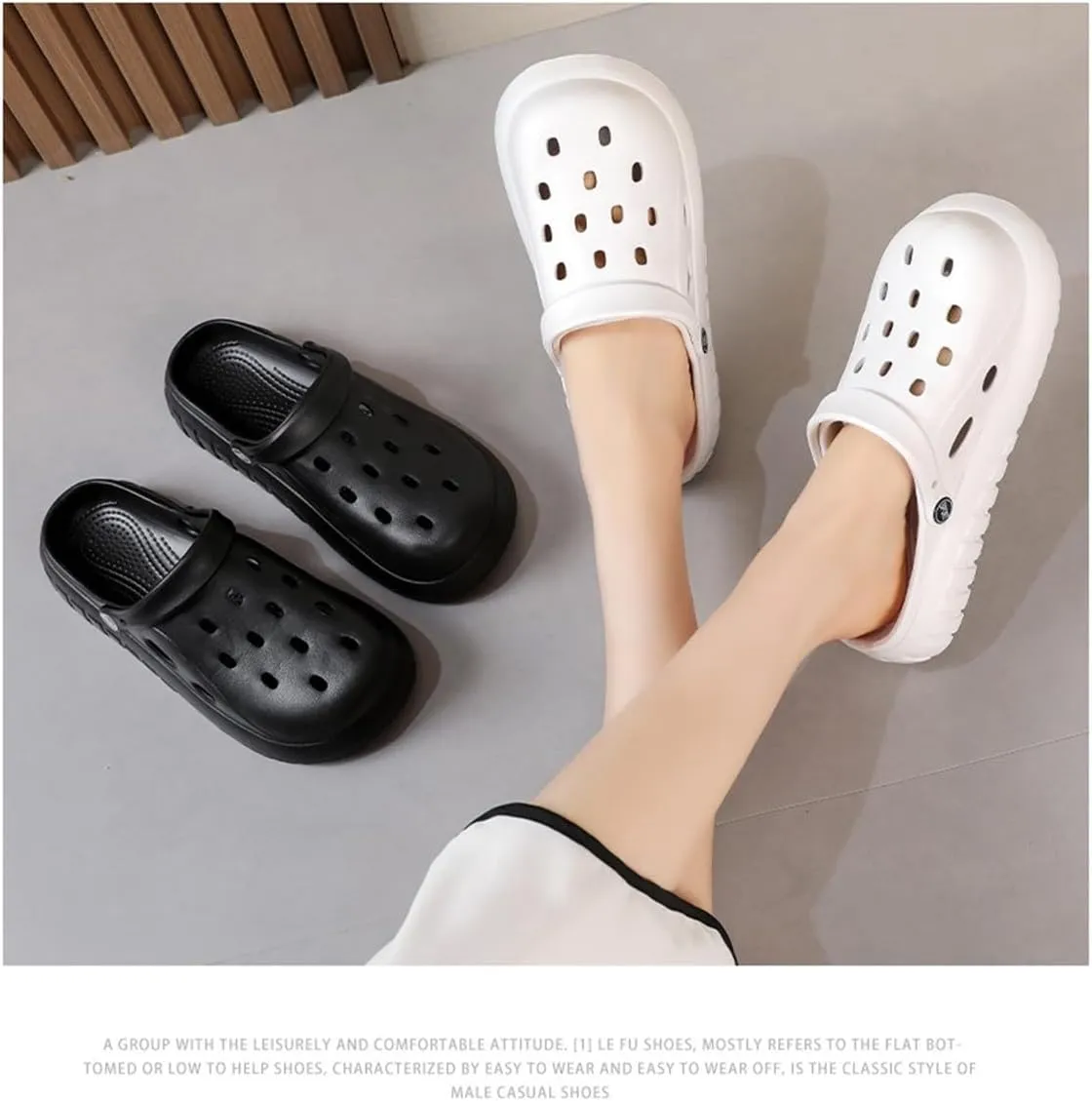 Soft Sole Ladies Clogs Comfortable Gardening Shoes EVA Outdoor Slip On Non Slip Beach Covered Slip On Sandals